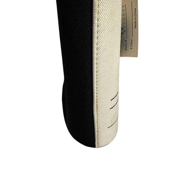 Gigi Olivia Cream/Black Handbag “Gigi’s Boutique” Embroidered NWT - Picture 13 of 17